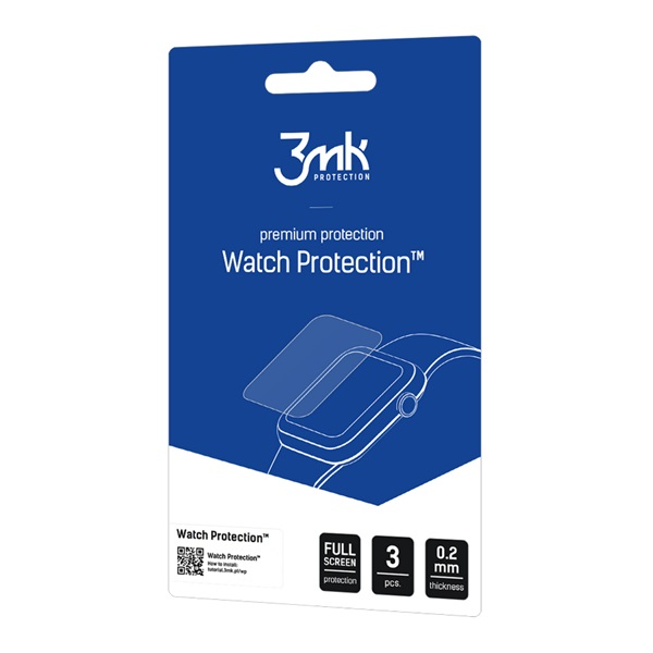 3mk WATCH PROTECTION kijelzővédő fólia 3db (full screen, ultravékony, 0.2mm, PET) ÁTLÁTSZÓ Samsung Galaxy Watch 7 44mm (SM-L310) / Galaxy Watch 7 eSIM 44mm (SM-L315) (GP-162259)