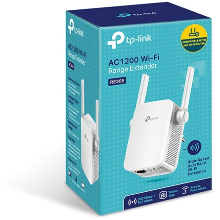 TP-Link RE305 zasilovač síťového signálu Síťový opakovač Bílá 10, 100 Mbit/s
