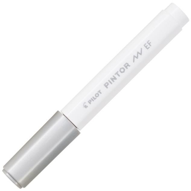 Pilot Pintor Akril marker, Extra Fine, ezüst (4902505556685)