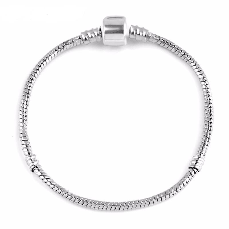 Silver Star karkötő - ezüst kígyó - 20cm (4402)