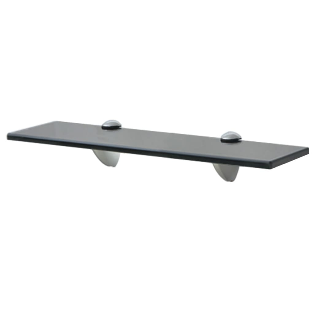 2 db lebegő üvegpolc 40 x 10 cm 8 mm (3051503)