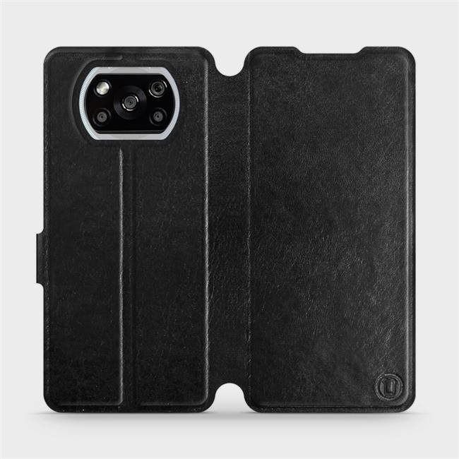 Flip case for Xiaomi POCO X3 NFC in Black&Gray with grey interior (5903516392193)