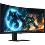 Samsung G75F компютърен монитор 101,6 см (40") 5120 x 2160 пиксела WUHD LCD Черен