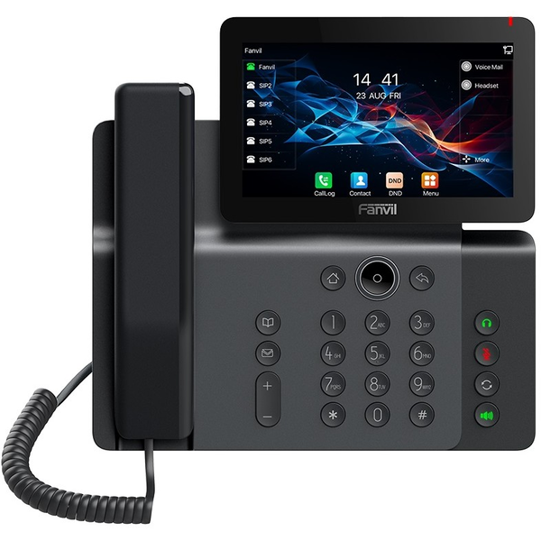 Fanvil V66 Prémium PoE VoIP Telefon - Fekete
