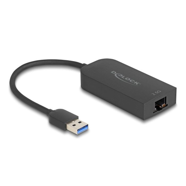 Delock USB 3.0 2.5 Gigabit LAN adapter fekete (66045)