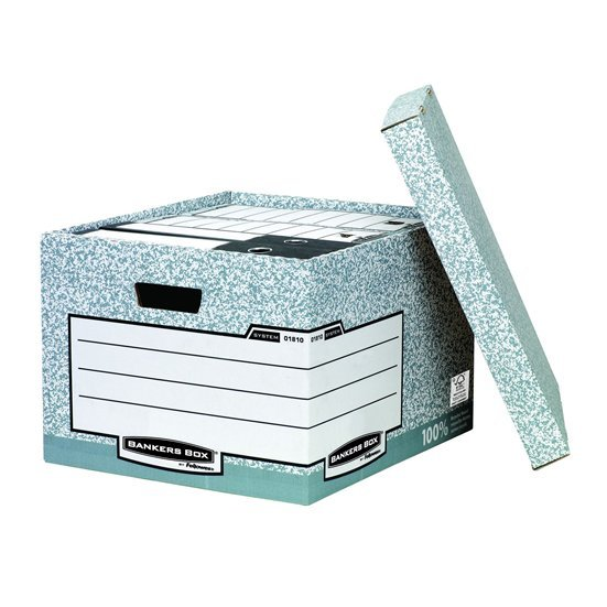 Fellowes Bankers Box System A4 Archiváló konténer - Kék (10 db)