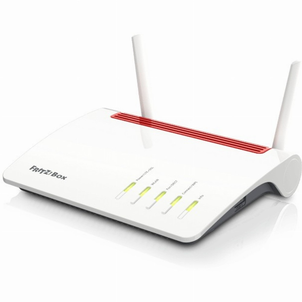 FRITZ!Box 6890 LTE безжичен рутер Гигабитов етернет Двубандов (2,4 GHz / 5 GHz) 4G Черен, Червен, Бяла