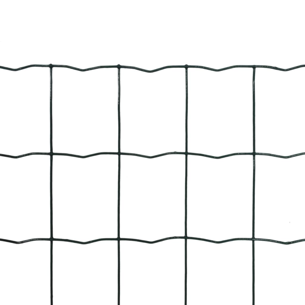 Euro Fence zöld acélkerítés 25 x 1,7 m (142405)