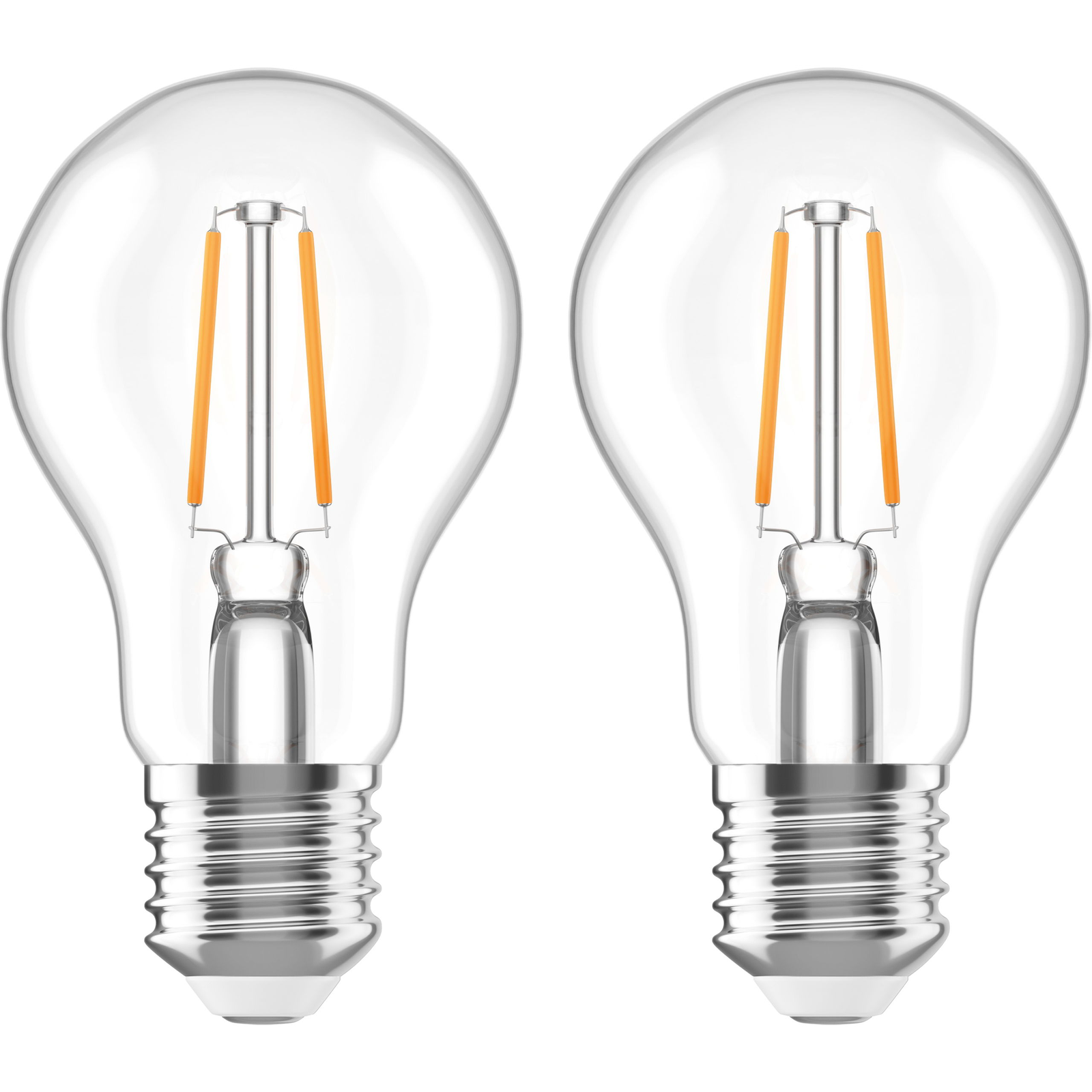 AlzaPower LED 8-75W, E27, 2700K, izzószál, set, 2db (APW-LBA27-82700FC2)