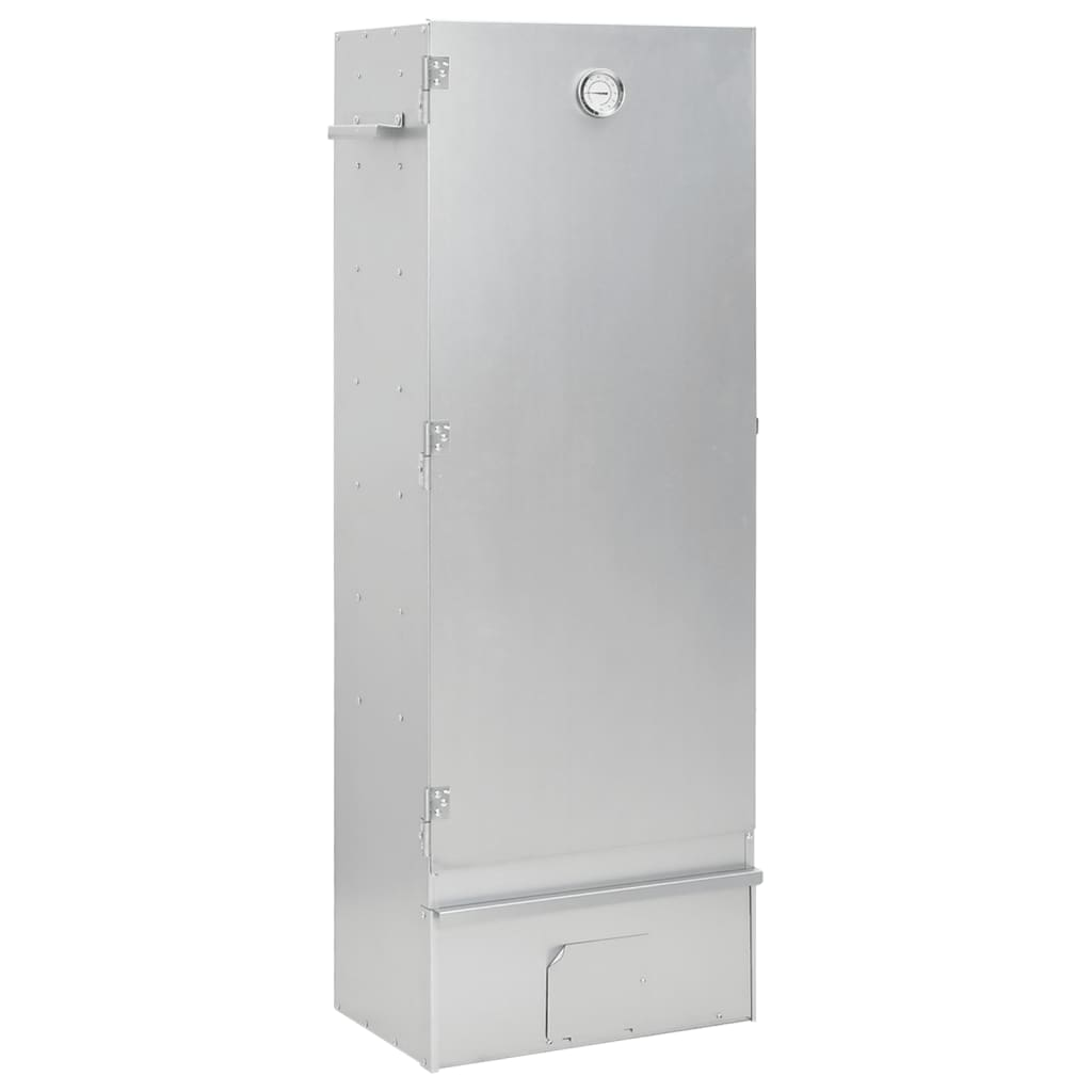 horganyzott acél BBQ füstölőkemence asztallal (3187617)