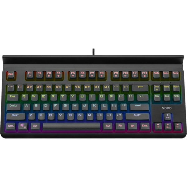 Klawiatura Noxo NOXO | Specter | Juodas | Klaviatūra žaidimams | su laidu | Mechaninė | EN/RU | 650 g | Mėlyna Switches