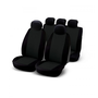 Bottari J9 Комплект покривала за седалки от 9 части, черно-тъмно сиво