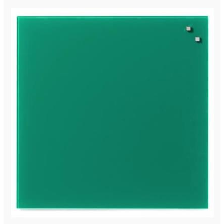 NAGA 10751 Mágneses üvegtábla 45x45cm - Zöld (10751)