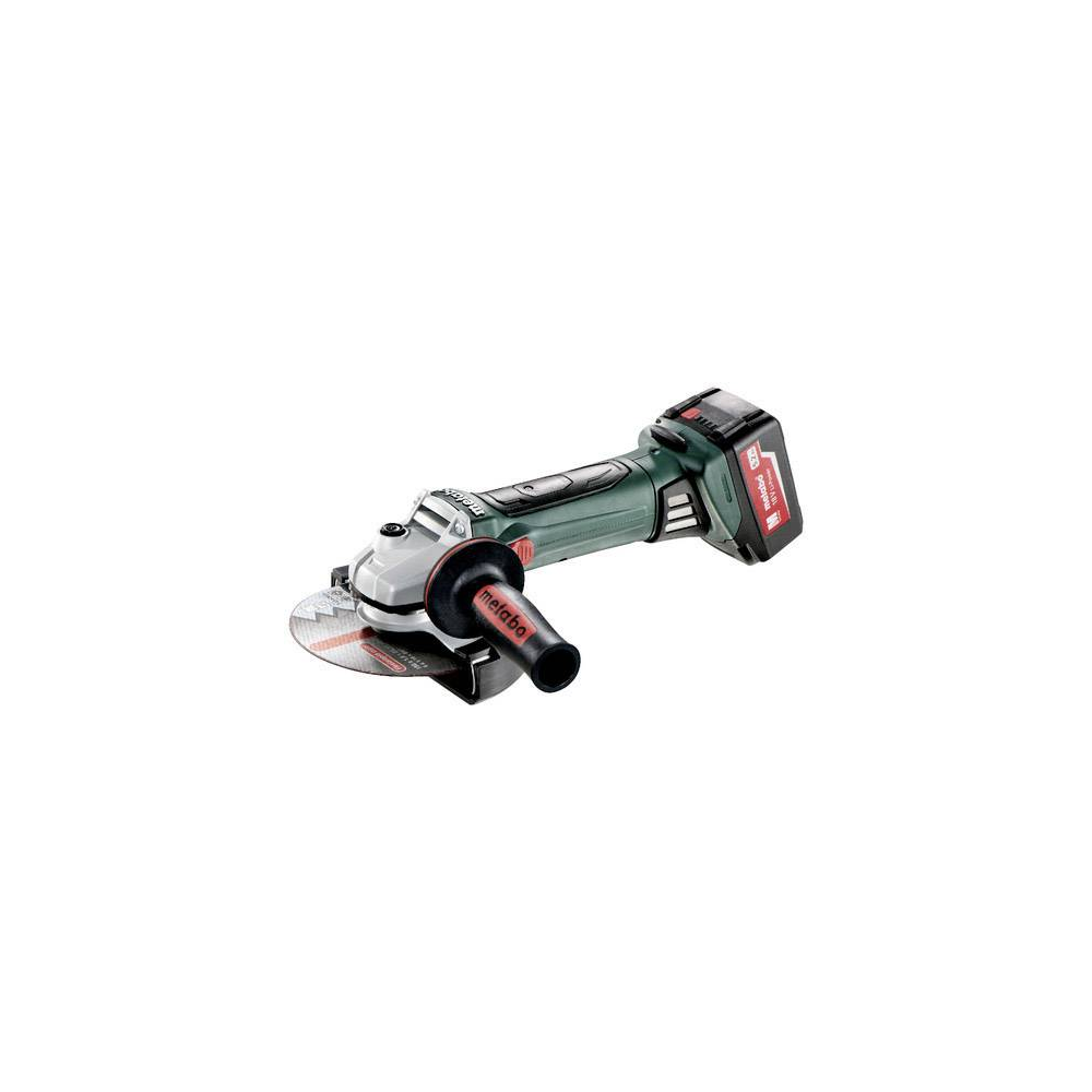 Metabo W 18 LTX 150 Quick Akkumulátoros sarokcsiszoló + 2x 5.2Ah Akku + 1x Töltő (600404650)