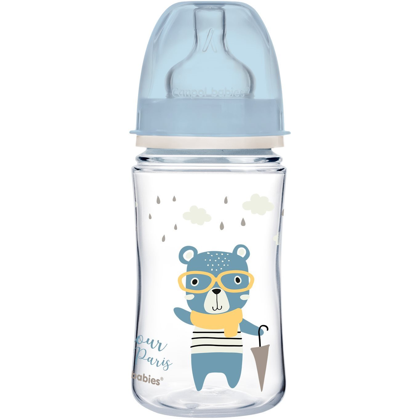 Canpol babies BONJOUR PARIS 240 ml kék