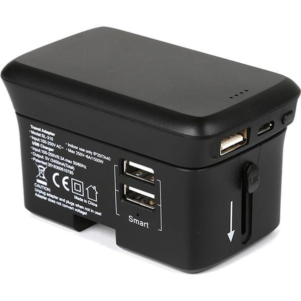 Realpower TravelCharge 4k USB Töltő 4000mAh Power Bank