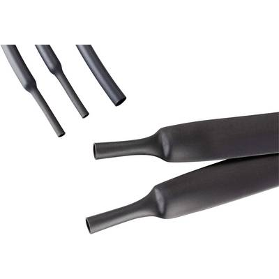 Hongshang HR2 Zsugorcső ragasztó nélkül Fekete 55 mm Zsugorodási arány:3:1 1.22 m (HR2)