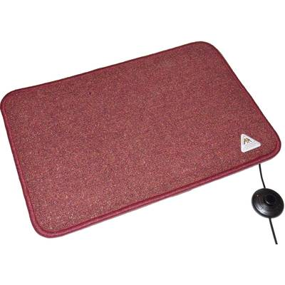 Elektromos fűtőszőnyeg 90 x 60 x 1,5 cm, bordó, Arnold Rak Heat Master 611259-B
