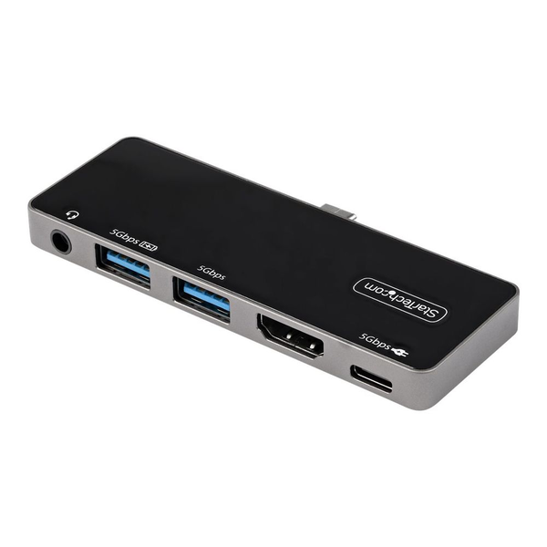 StarTech.com DKT30ICHPD dockingstation Ledningsført USB 3.2 Gen 1 (3.1 Gen 1) Type-C Sort, Sølv