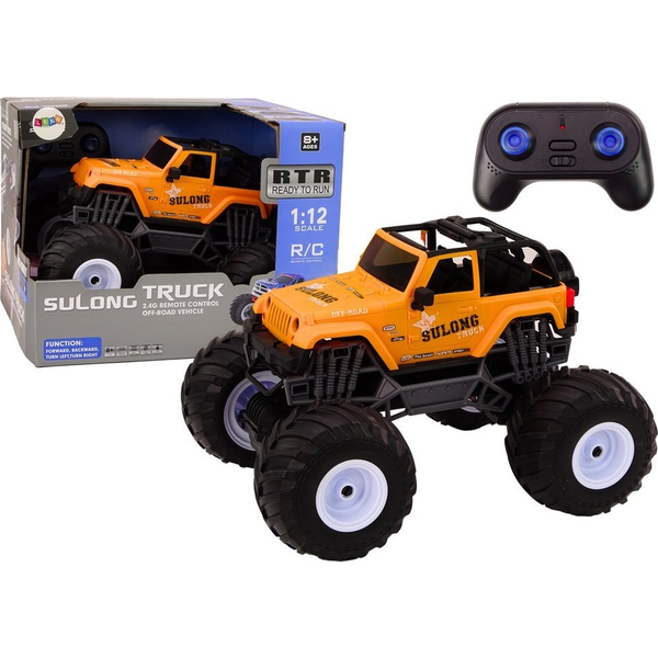 Terep Távirányítós Autó - 2.4 Ghz, R/C, 1:12, Narancs