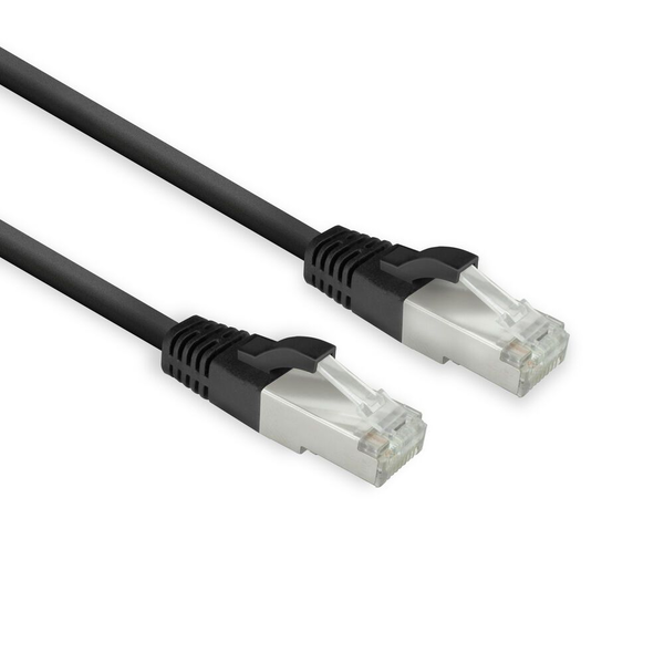 ACT FB8125 netværkskabel Sort 0,25 m Cat8 U/FTP (STP)
