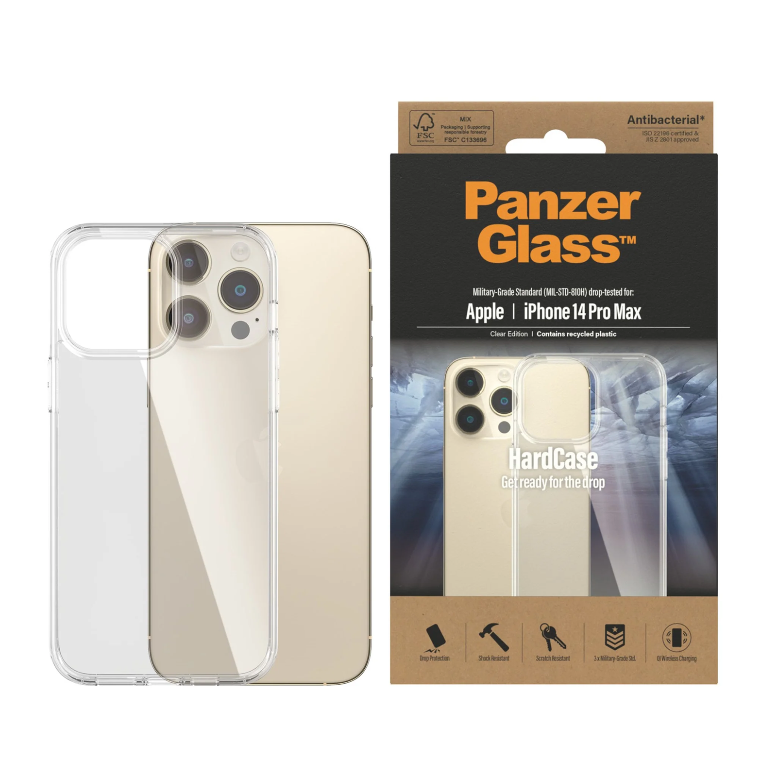 PanzerGlass Apple iPhone 14 Pro Max Tok - Átlátszó (0404)