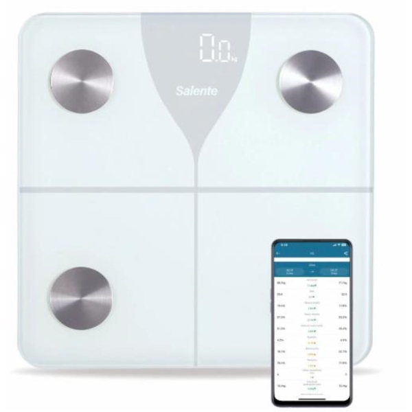 Salente SlimFit Okos személymérleg Max 180kg - Fehér