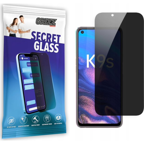  GrizzGlass Szkło prywatyzujące GrizzGlass SecretGlass Oppo K9s