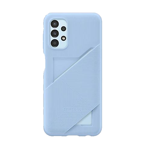 Samsung Galaxy A13 5G kártyatartós hátlap tok kék (OSAM-EF-OA136TLEG )