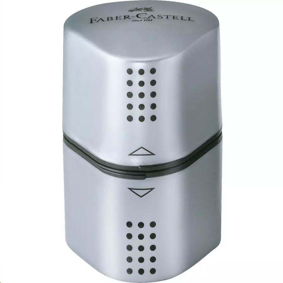 Faber-Castell Grip 2001 Trio hegyező szürke (183800) (Faber-Castell 183800)