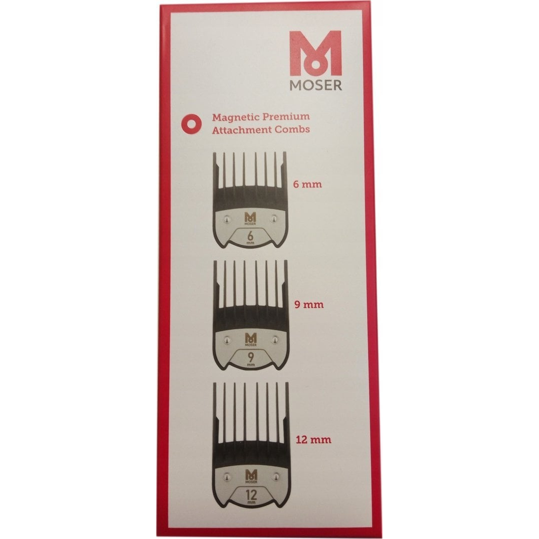 Moser 1801-7020 Mágneses Fésűszett - 3 db, 6/9/12 mm (1801-7020)
