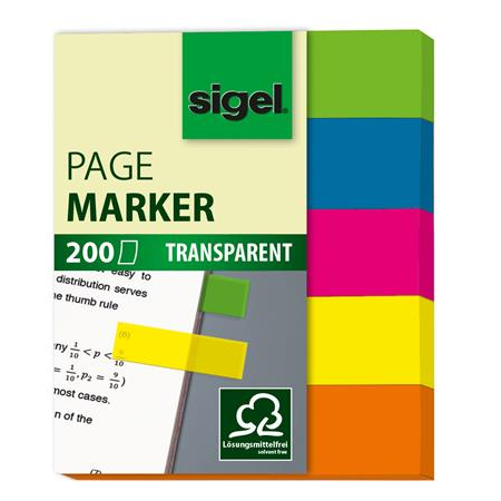 Sigel 615 12x50 mm Jelölőcímke 5x40 lap - Vegyes szín (HN615)