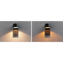 Kinkiet Paulmann Kinkiet zewnętrzny CAPEA LED 6W 450lm 2200-3000K czujnik ruchu+zmierzchu IP44 czarny 230V czarny aluminium