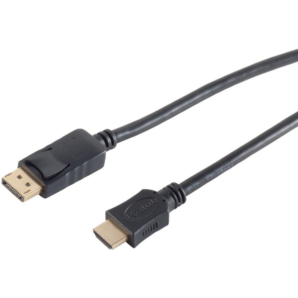 DisplayPort > HDMI (ST-ST) 4K 30Hz 3m Black (77493-2)