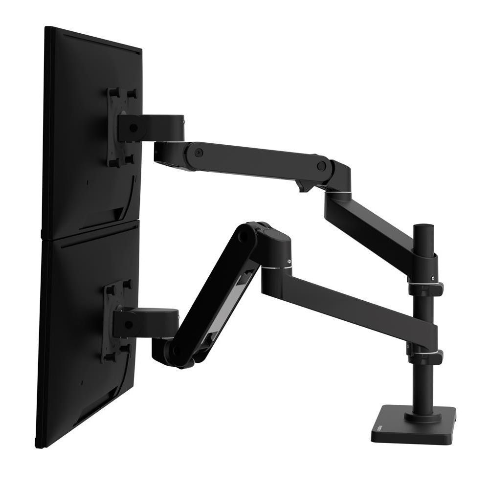 Ergotron LX PRO 13"-27" Monitor asztali tartó kar - Fekete (2 kijelző) (45-690-292)