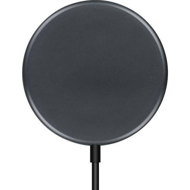 Crong MagSpot Vezeték nélküli MagSafe Töltő Adapter 15W - Grafitszürke (CRG-MS15W-GRP)