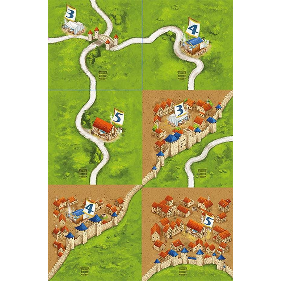 Hans im Glück Carcassonne - Die Bader Carcassonne német nyelvű társasjáték (19101-183) (HIG19101-183)