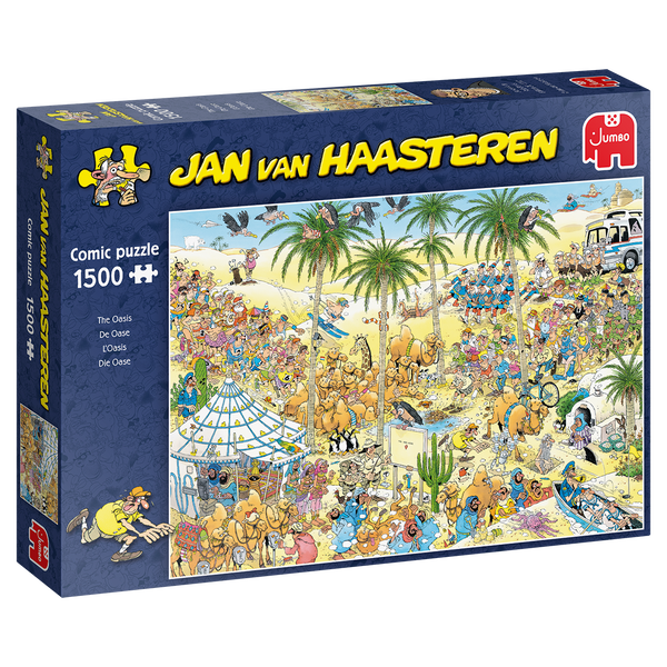 Puzzle Jumbo 1500 dílků Puzzle 1500 Haasteren Oasis G3 19059