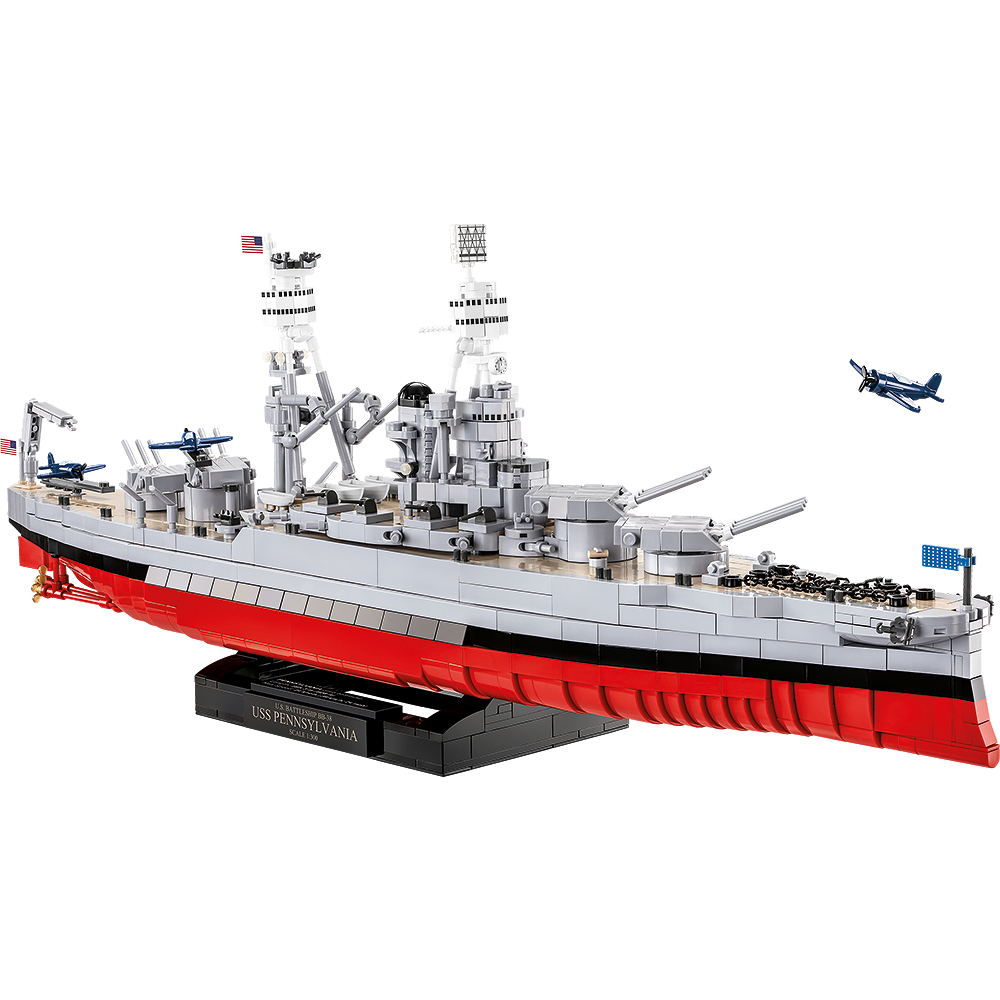 COBI Pennsylvania Class Battleship - Executive Edition 2088 darabos építő készlet (COBI-4842)