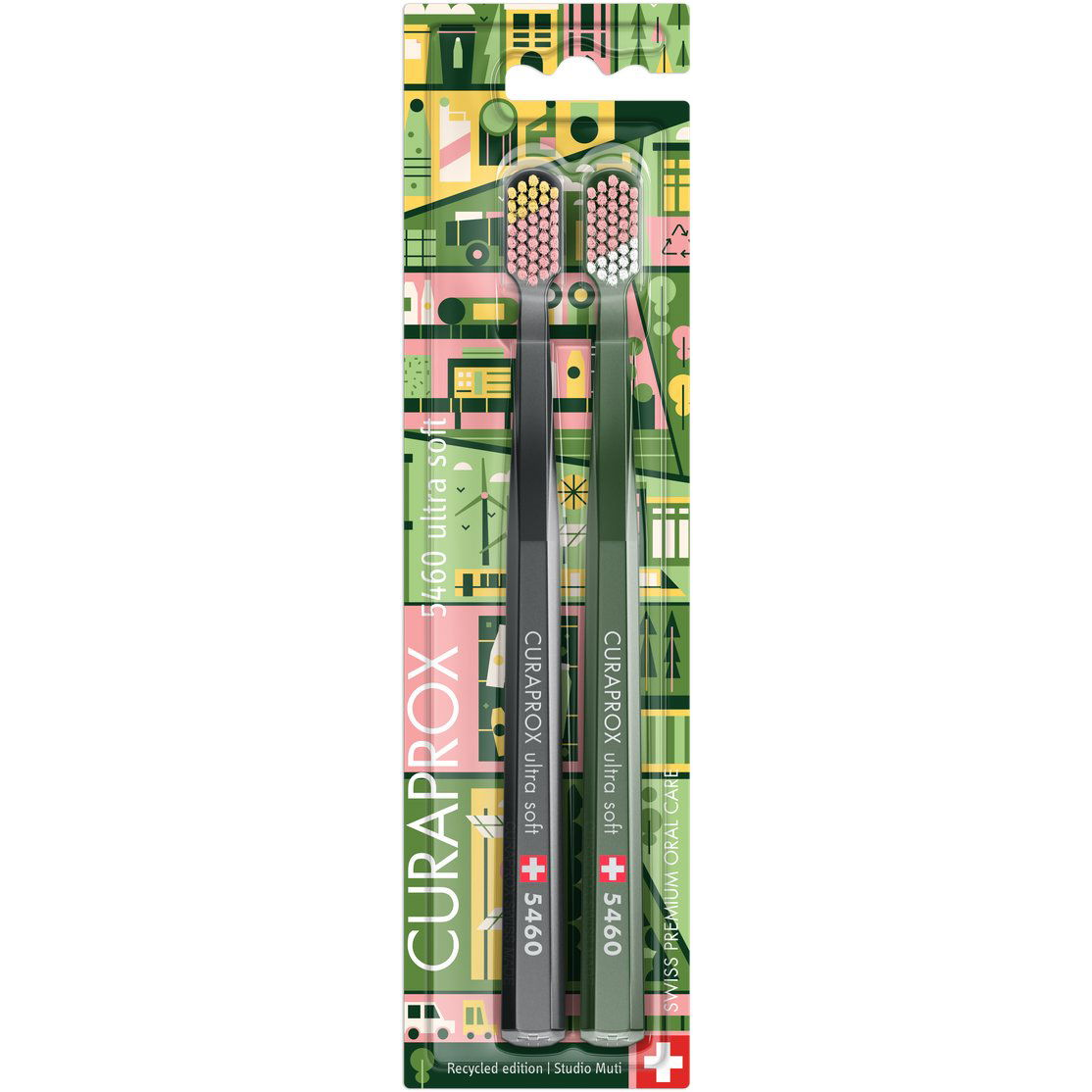 CURAPROX CS 5460 Ultra Soft újrahasznosított kiadás, 2.0, 2 darab (7612412432466)