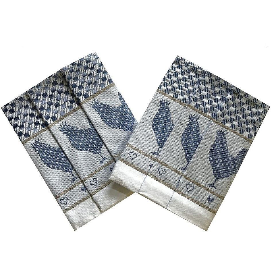 Svitap Extra absorbent towel 50×70 cm Chicken blue 3 pcs (040500-SLEPICKMOA)