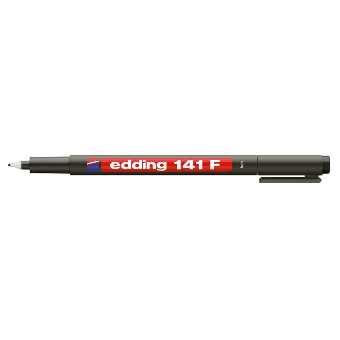 Edding 141 F 0,6mm Alkoholos marker - Fekete (7070019001)