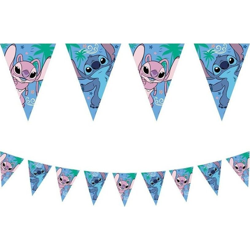 Disney Stitch party zászlófüzér (5201184969137)