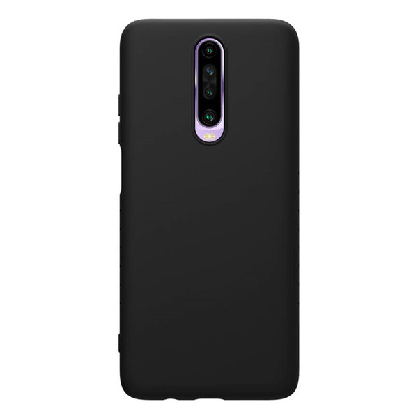 Силиконов протектор за телефон NILLKIN RUBBER WRAPPED (гумиран, екологично чист) ЧЕРЕН [Xiaomi Redmi K30 / K30 5G] (5996457938506)