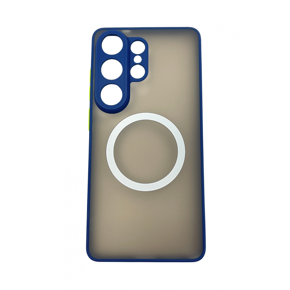 Samsung S26 Ultra mágneses műanyag tok, kék,zöld (CEL-MATTM-S26U-BLG)