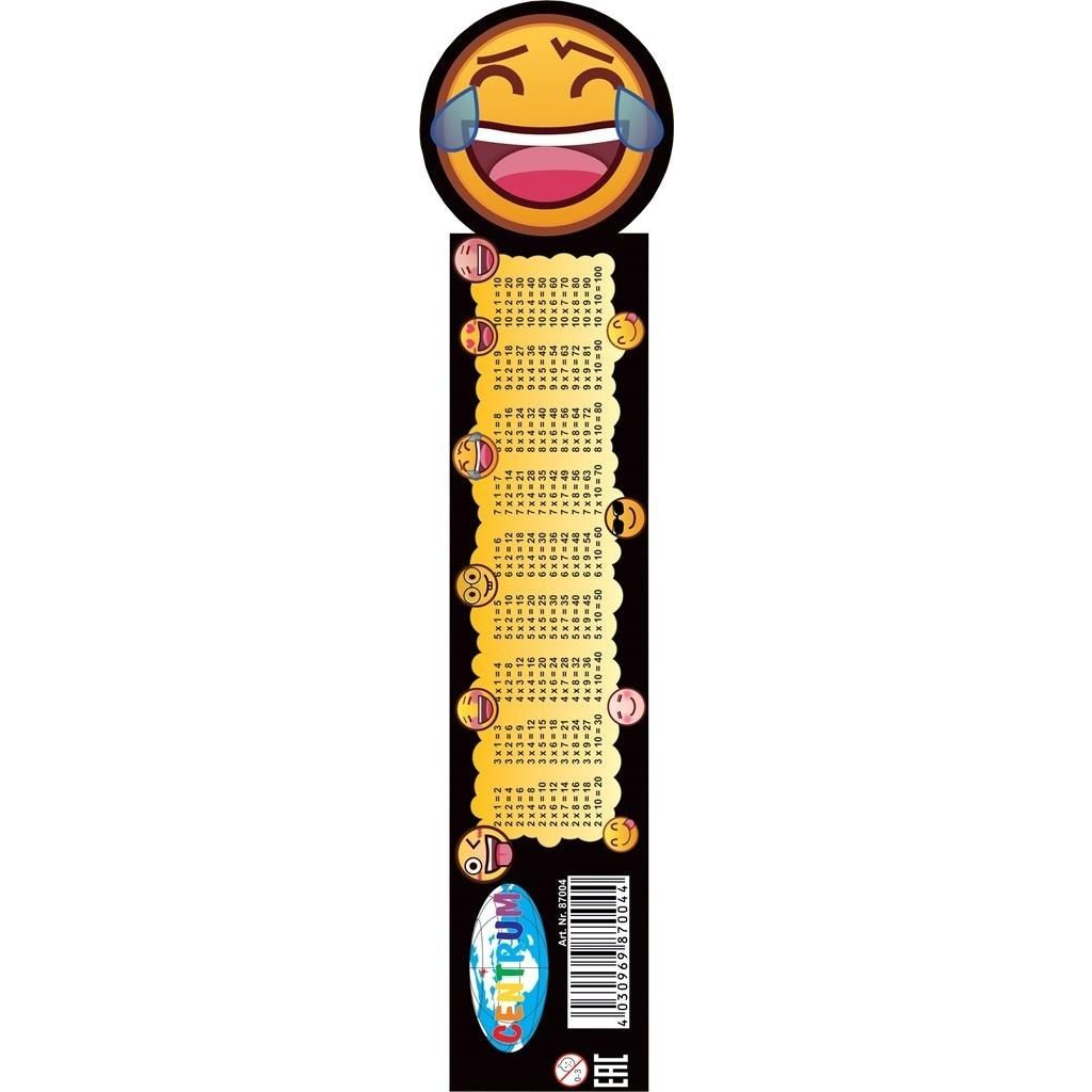 Centrum Emojidex 15cm csomagolt vonalzó (438286)