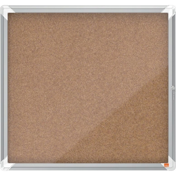 Nobo 1915326 opslagstavle Indendørs Brun Aluminium