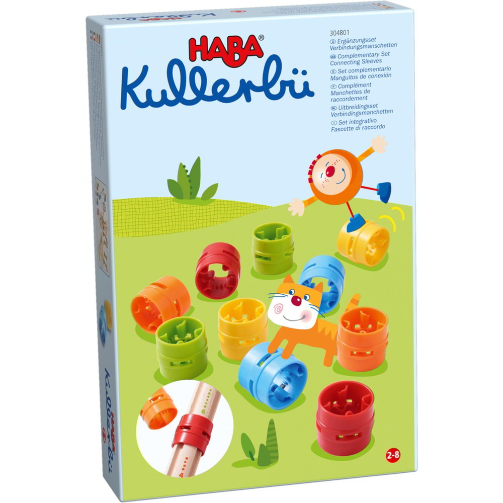 HABA 304801 - Fa golyópálya tartóoszlop összekötő alkatrész (304801)