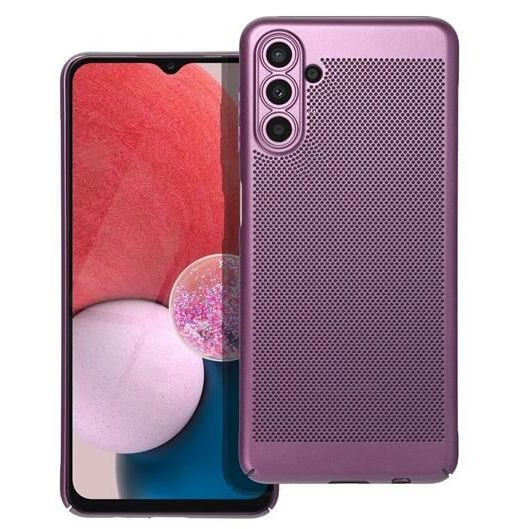 Gigapack Samsung Galaxy A04s (SM-A047F) légáteresztő, lyukacsos műanyag tok lila (GP-142570) (GP-142570)