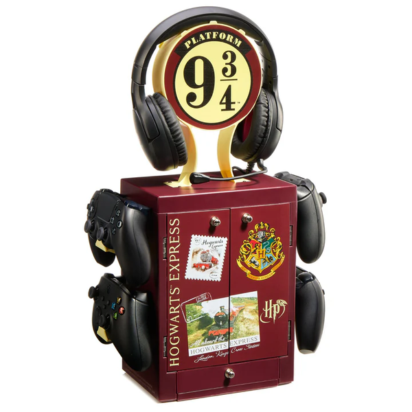 Numskull PS5/XBOX Series Harry Potter 9 3/4 Vágány játéktartó szekrényes állvány - Bordó